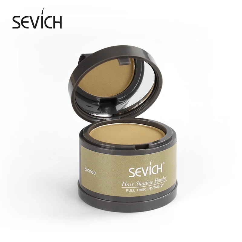 Sevich 12 cores de pó para linha fina, sombra para linha fina, preenchimento, cabelos ralos, unissex, sombra para linha fina, pó modificado, cabelos grisalhos