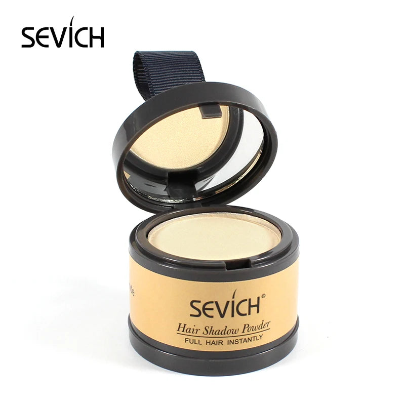 Sevich 12 cores de pó para linha fina, sombra para linha fina, preenchimento, cabelos ralos, unissex, sombra para linha fina, pó modificado, cabelos grisalhos