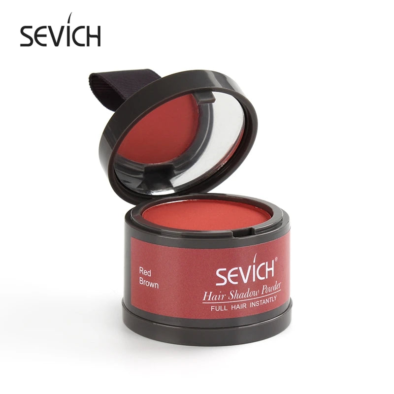Sevich 12 cores de pó para linha fina, sombra para linha fina, preenchimento, cabelos ralos, unissex, sombra para linha fina, pó modificado, cabelos grisalhos